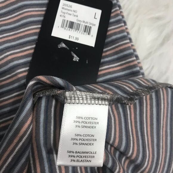 Striped Tank Top Women’s Large Noble Outfitters Tug Free - Picture 8 of 10